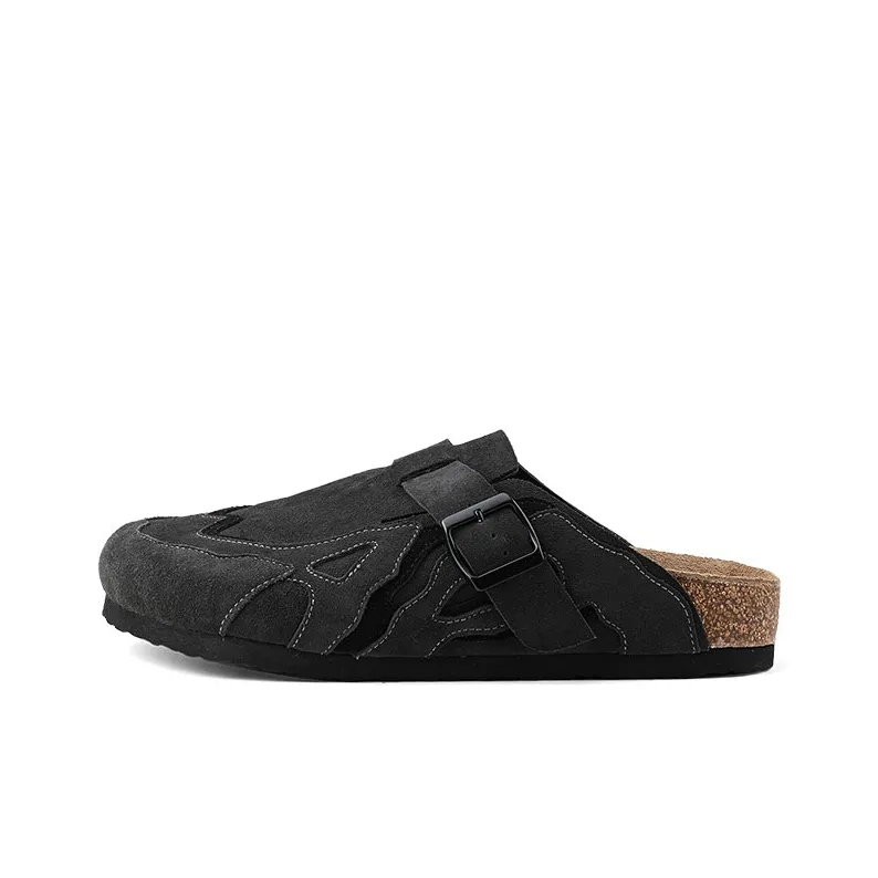 HANQIAORIJI Broken Cocoon Series Slip on, Lazy Slippers Unisex