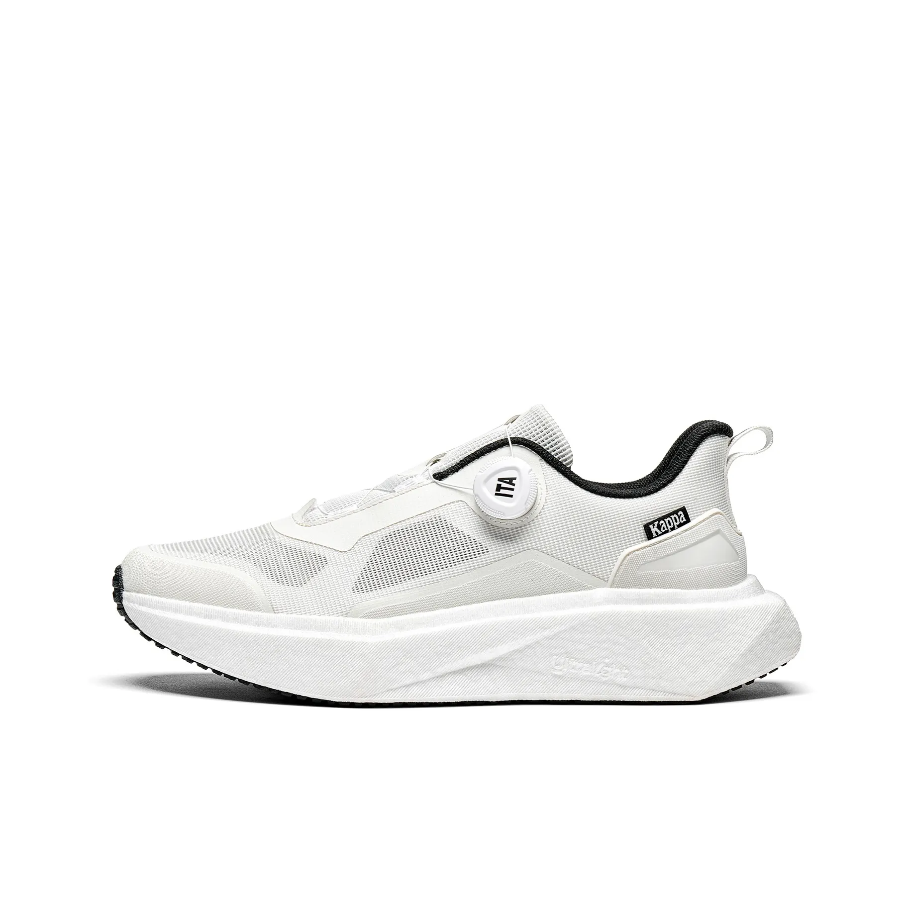 KAPPA Diamond 3,0 Амортизация Rebound Устойчивость к истиранию Противоскользящий Низкий Топ Беговые кроссовки Unisex Классический Белый