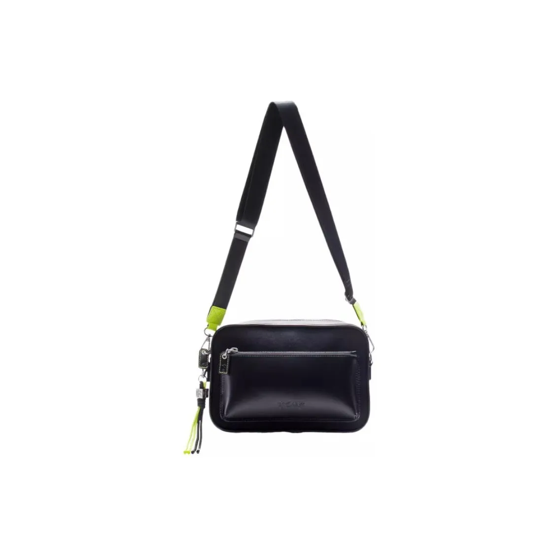 LiNing PU Shoulder Bag, Crossbody Bag Regular Unisex Black