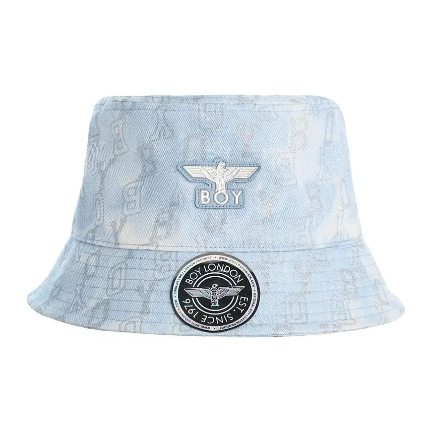Boy London Cotton Bucket Hats Unisex Blue