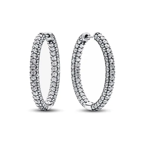 Pandora Синтетический Кубический Цирконий Серьги Женские