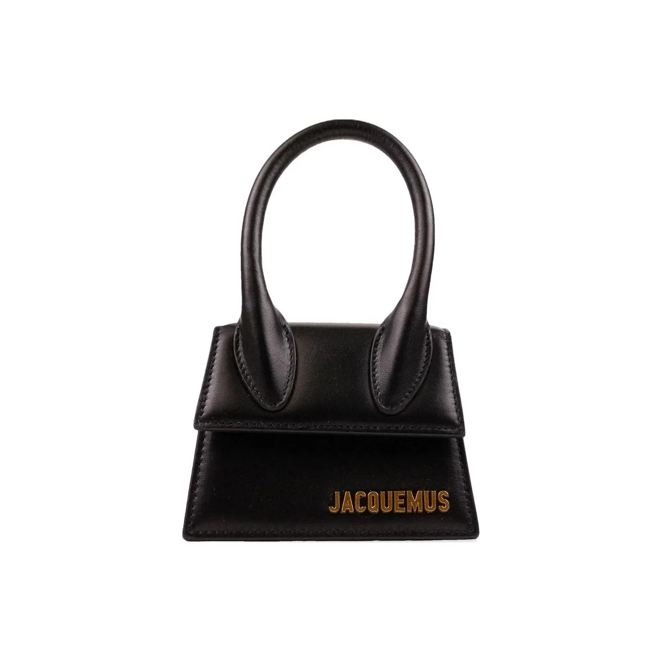Jacquemus Cow Leather Handbag Mini Women's Black