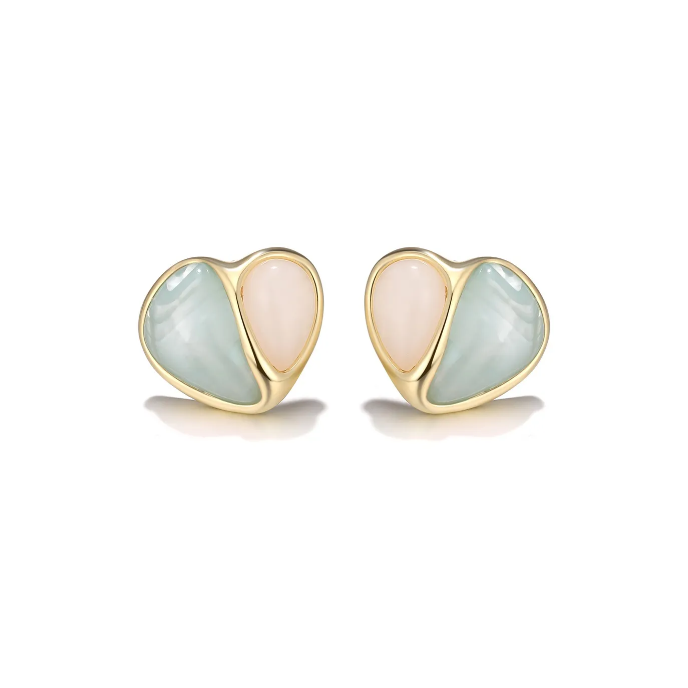 Clect Copper Stud Earrings Women's Clect Медные серьги-гвоздики женские