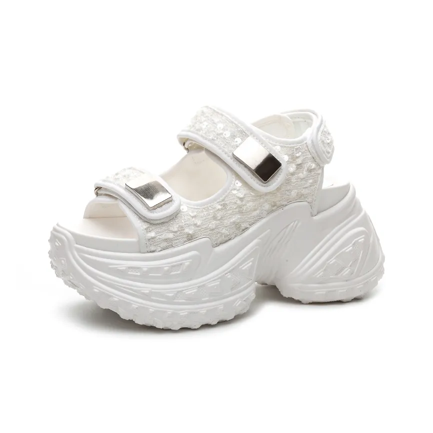 Shoe Cabinet Floral Language Beach Sandals Women's