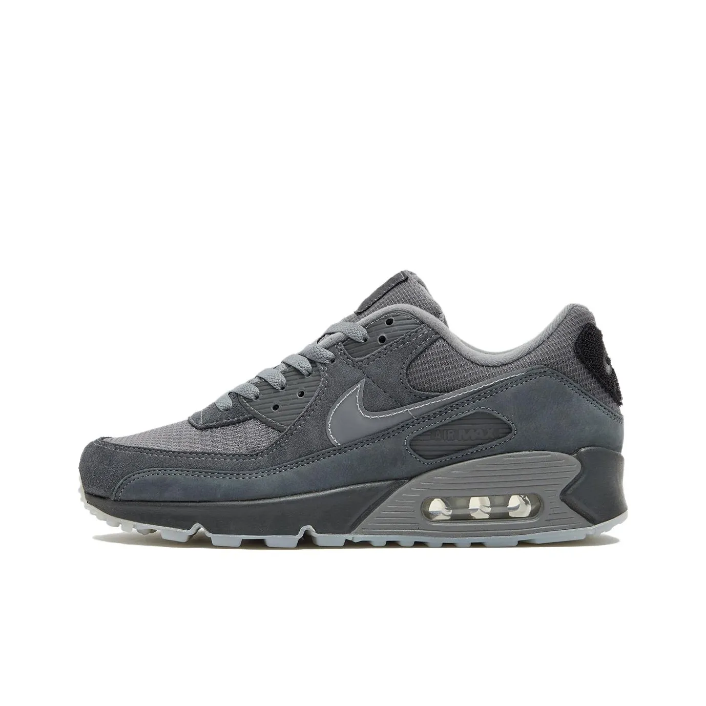Nike Air Max 90 Velcro Heel Patch Anthracite