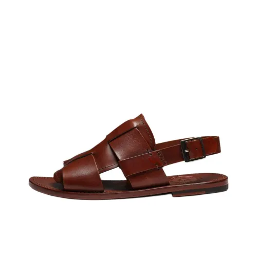 GRENSON one Ремень Сандалии Коричневый Женские