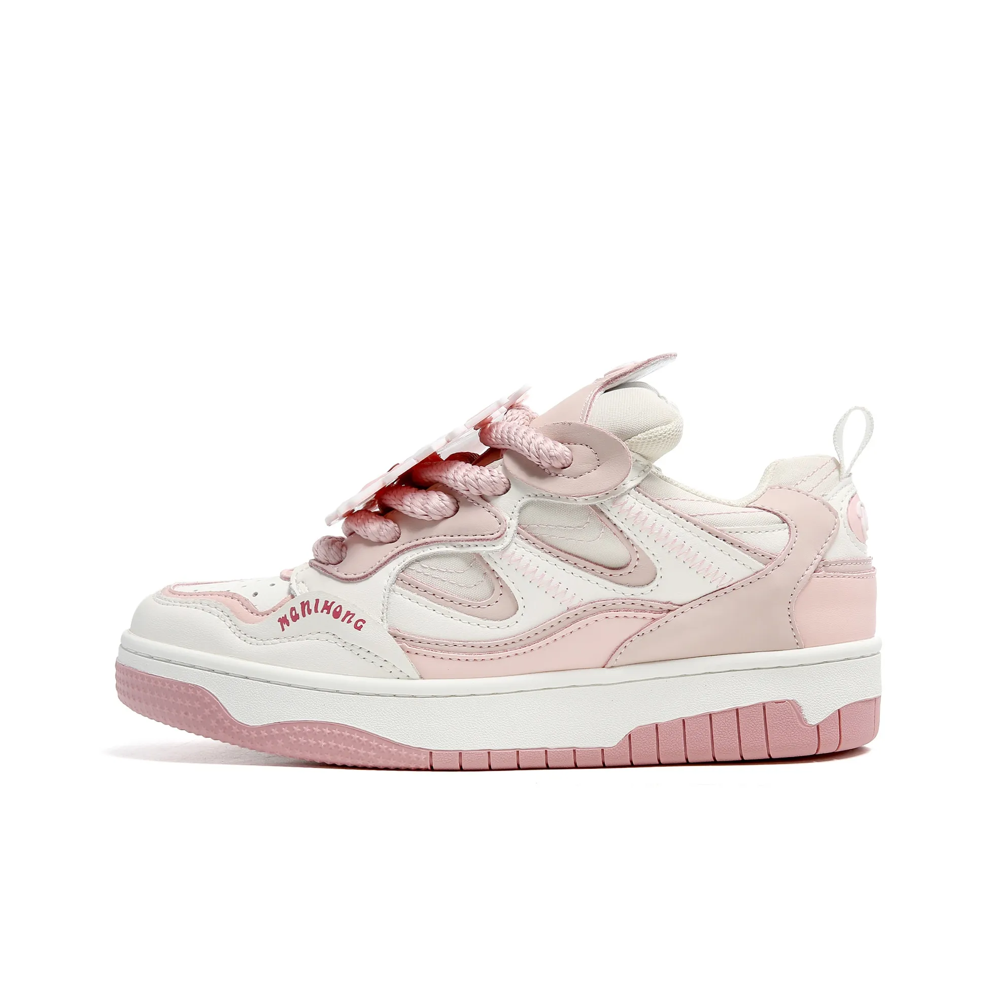 MR.PESIN Низкие кроссовки для скейтбординга унисекс розовые