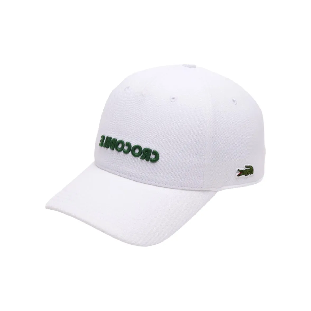 LACOSTE Cotton Baseball Caps Men's White