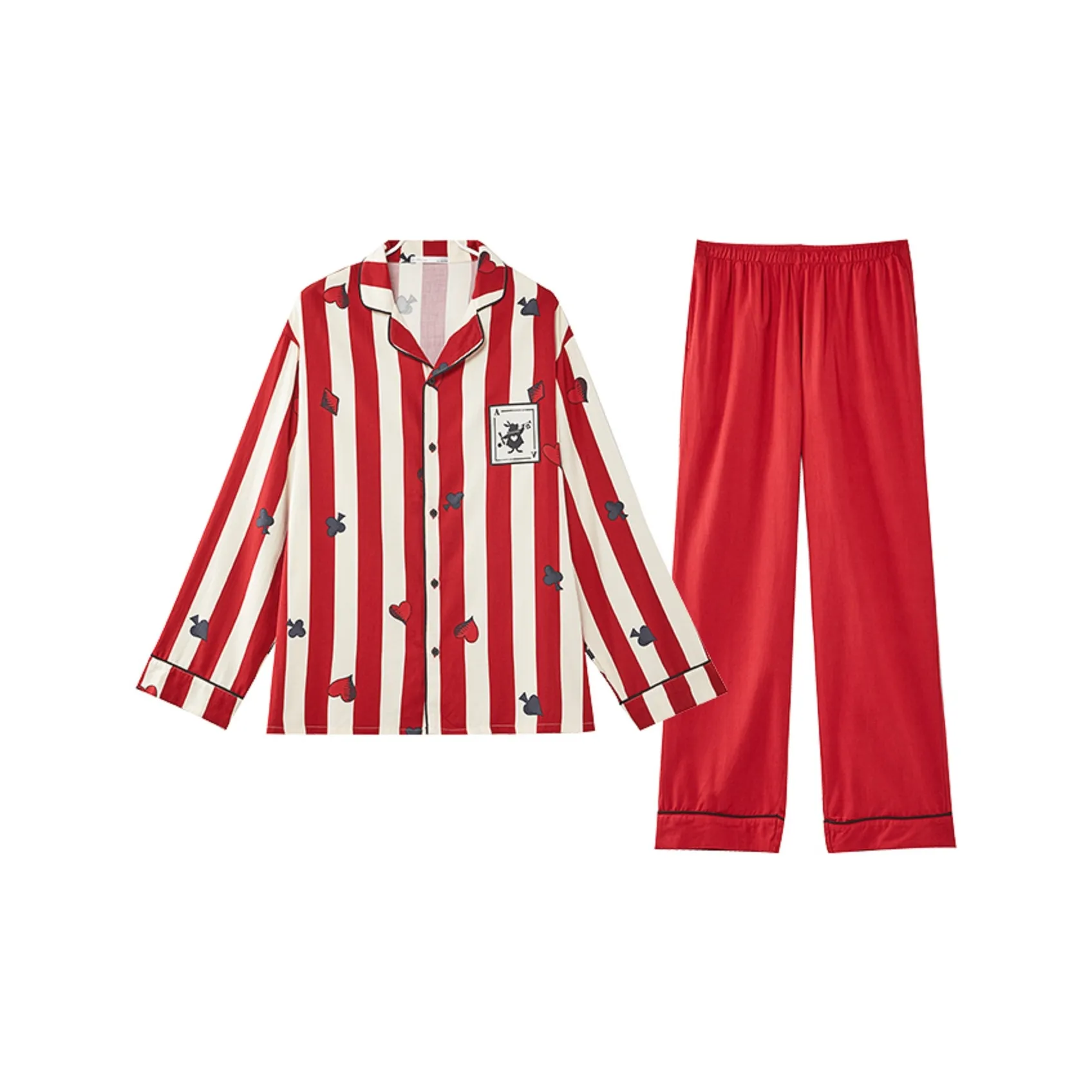 GUKOO x Disney Pajama Set Unisex Good Persimmon Red