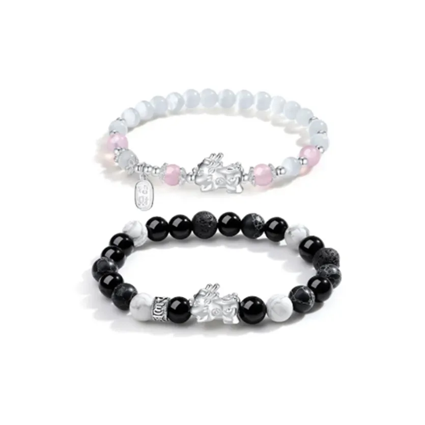 ZHONGLING Obsidian Jade Bracelets Unisex