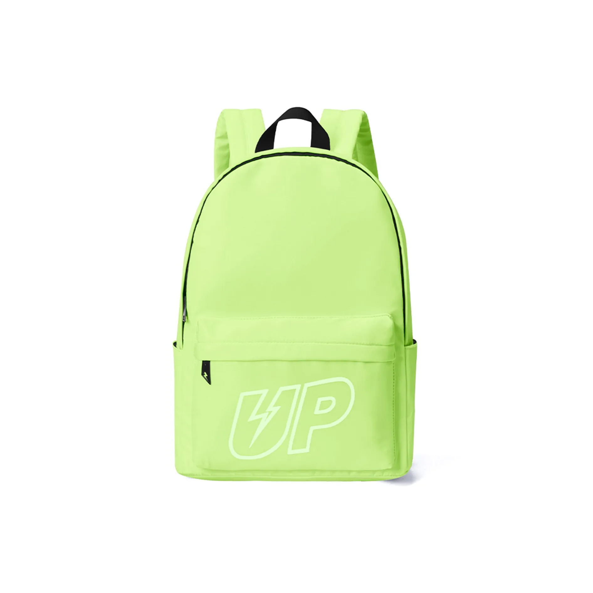 TURN UP Polyester Backpack Regular Unisex Transparent Green