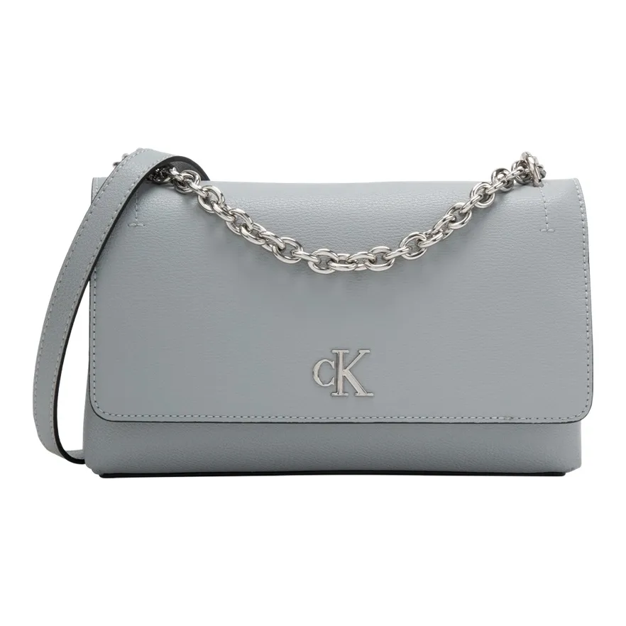 CALVIN KLEIN Synthetic Material Crossbody Bags Women's Urban Gray