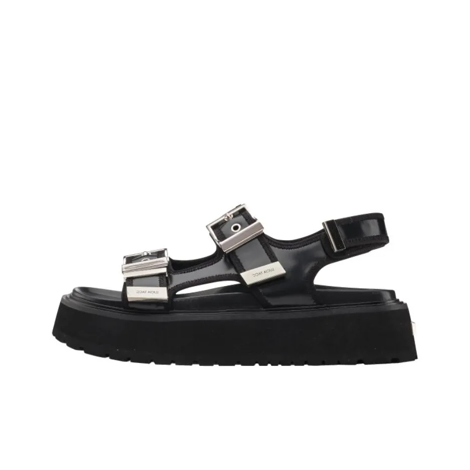 Lucia Tacci One Strap Sandals 5cm Women's Black