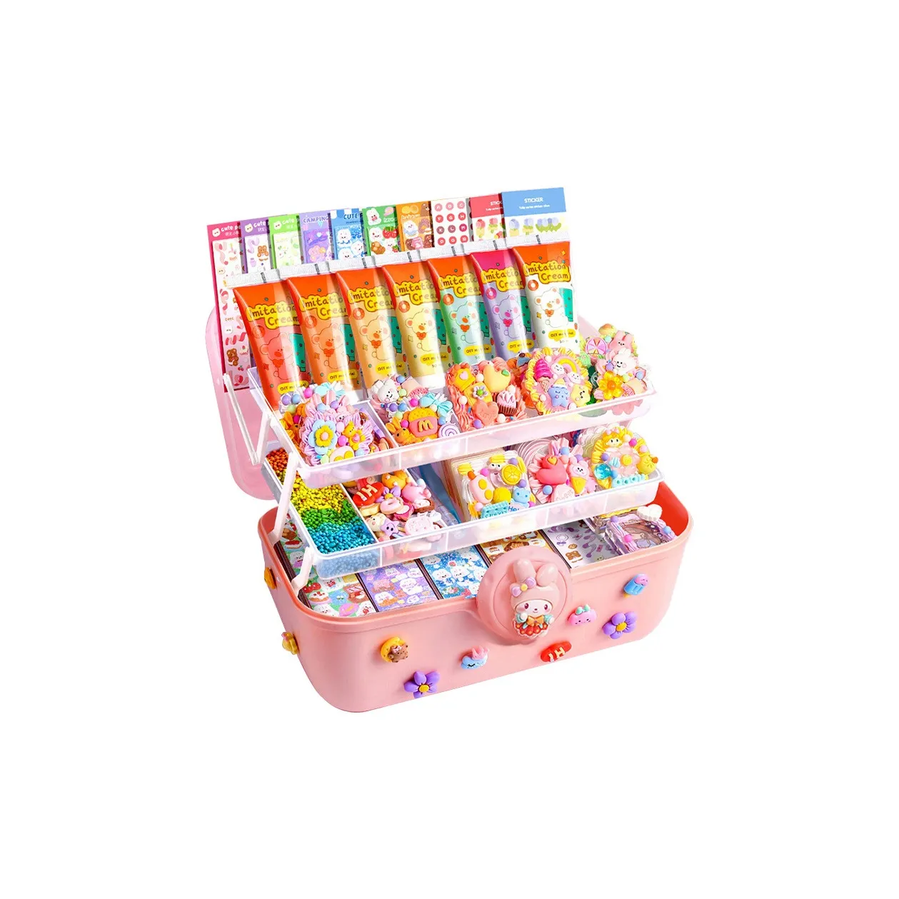 Happy Fish Крем Клей Карта Набор Полный комплект Канцелярия Игрушки