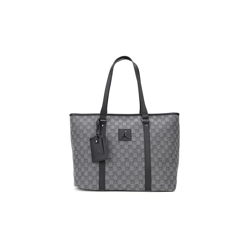 Jordan Water-Repellent Fabric Tote Bag Shopping Bag Handbag Shoulder Bag Men's Gray