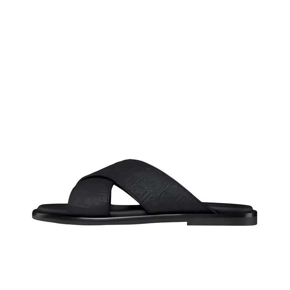 DIOR Alias Slide Slippers Men's Black