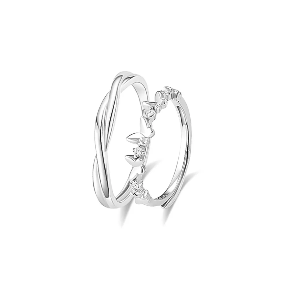 MUYAN Сплав Mobius Butterfly Ring Unisex