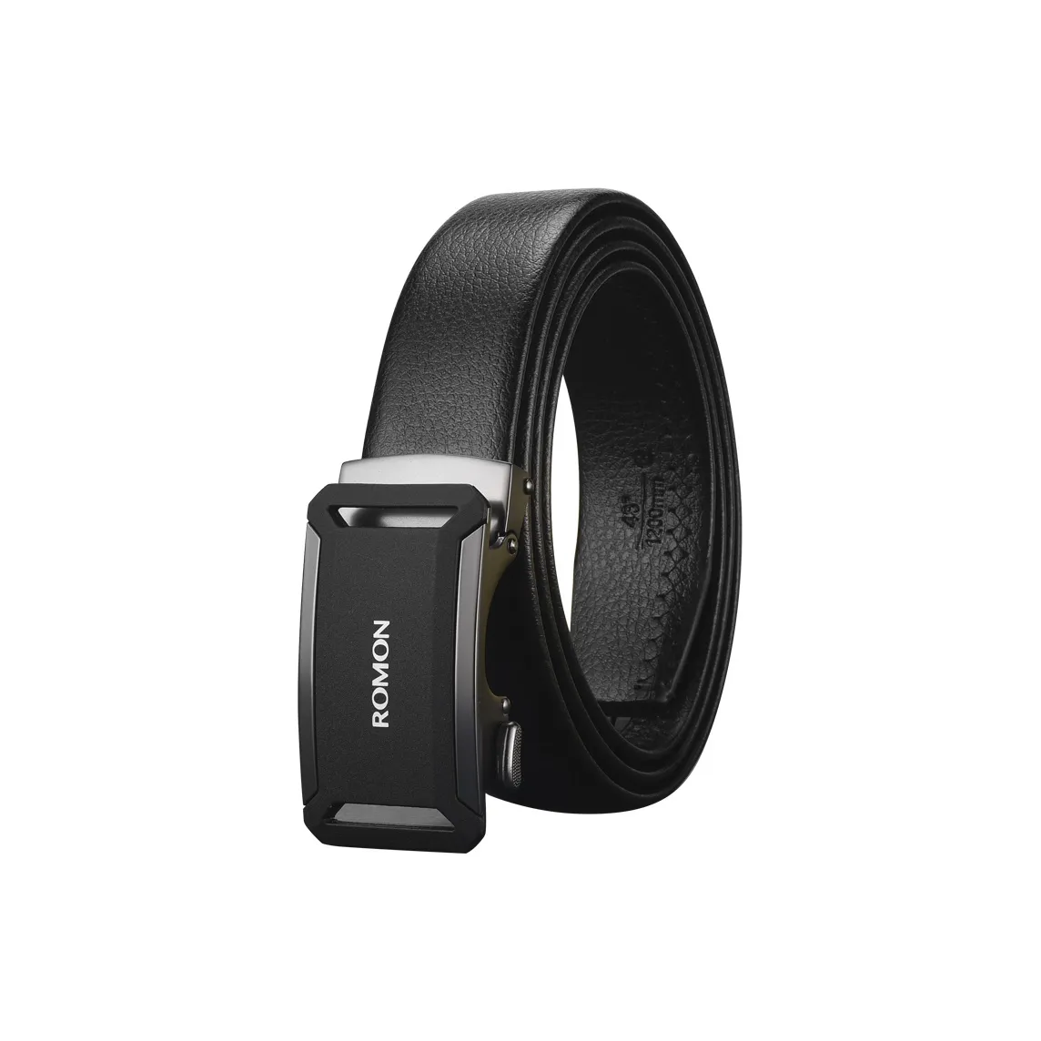 Romon Бизнес Автоматическая Застежка Formal Удобный Средний Сплав Кожаные Ремни Мужской 3,5 см