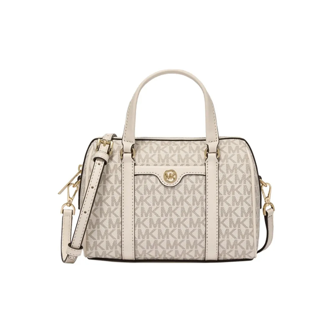 MICHAEL KORS Artificial Leather Crossbody Handbag Trumpets Women's Vanilla White/Milk White