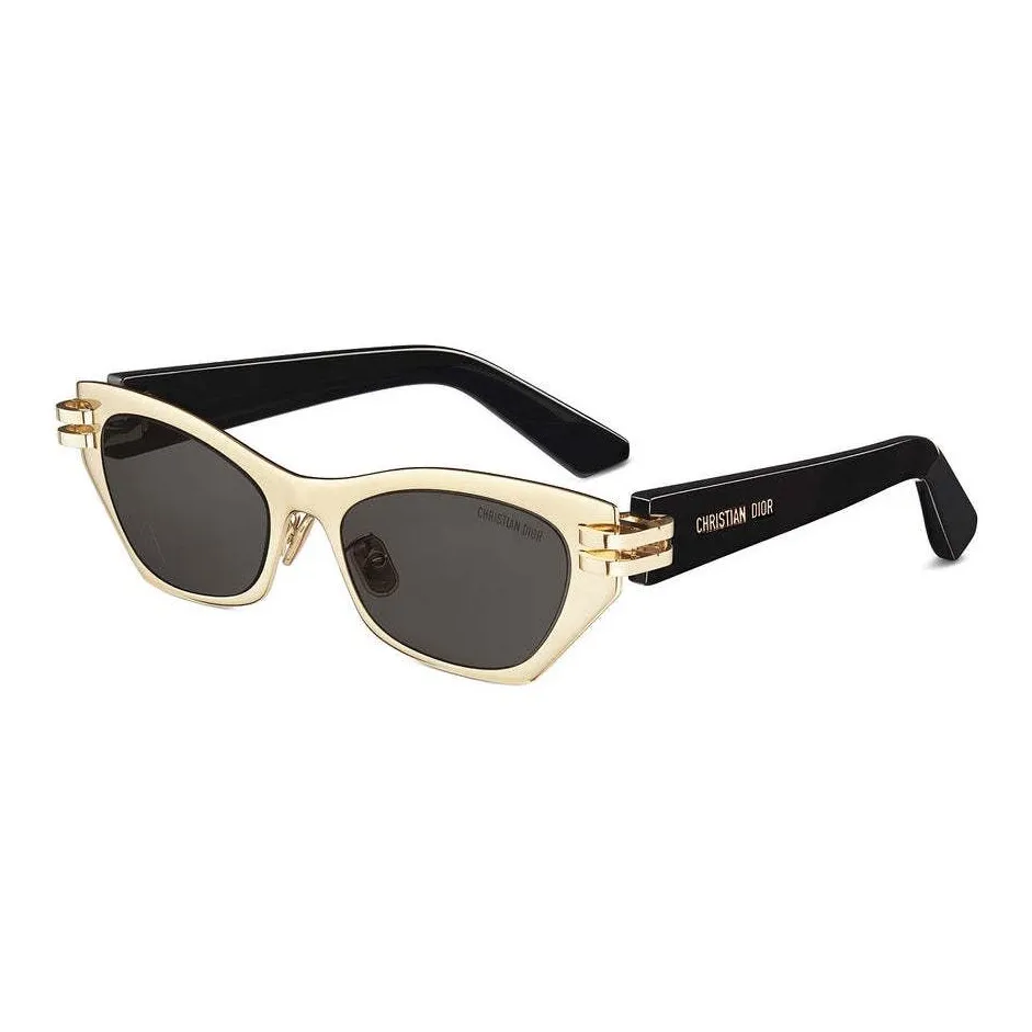 DIOR Cat Eye Sunglasses Unisex Beige