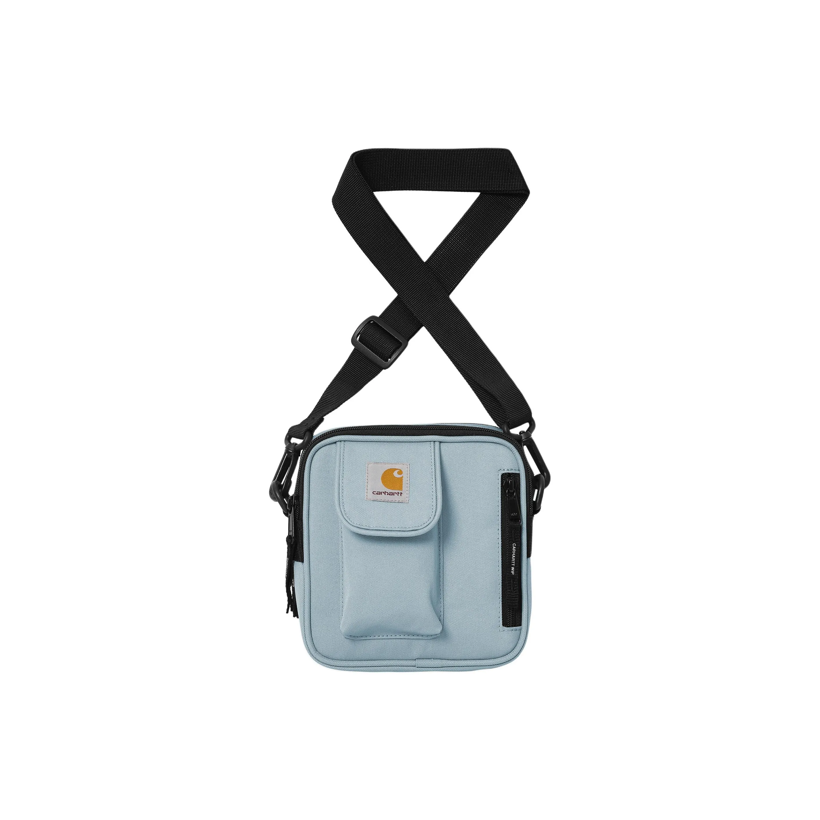 Carhartt WIP Essentials Recycled Polyester With Polyurethane Crossbody Bag, Shoulder Bag Trumpets Unisex Sky Blue