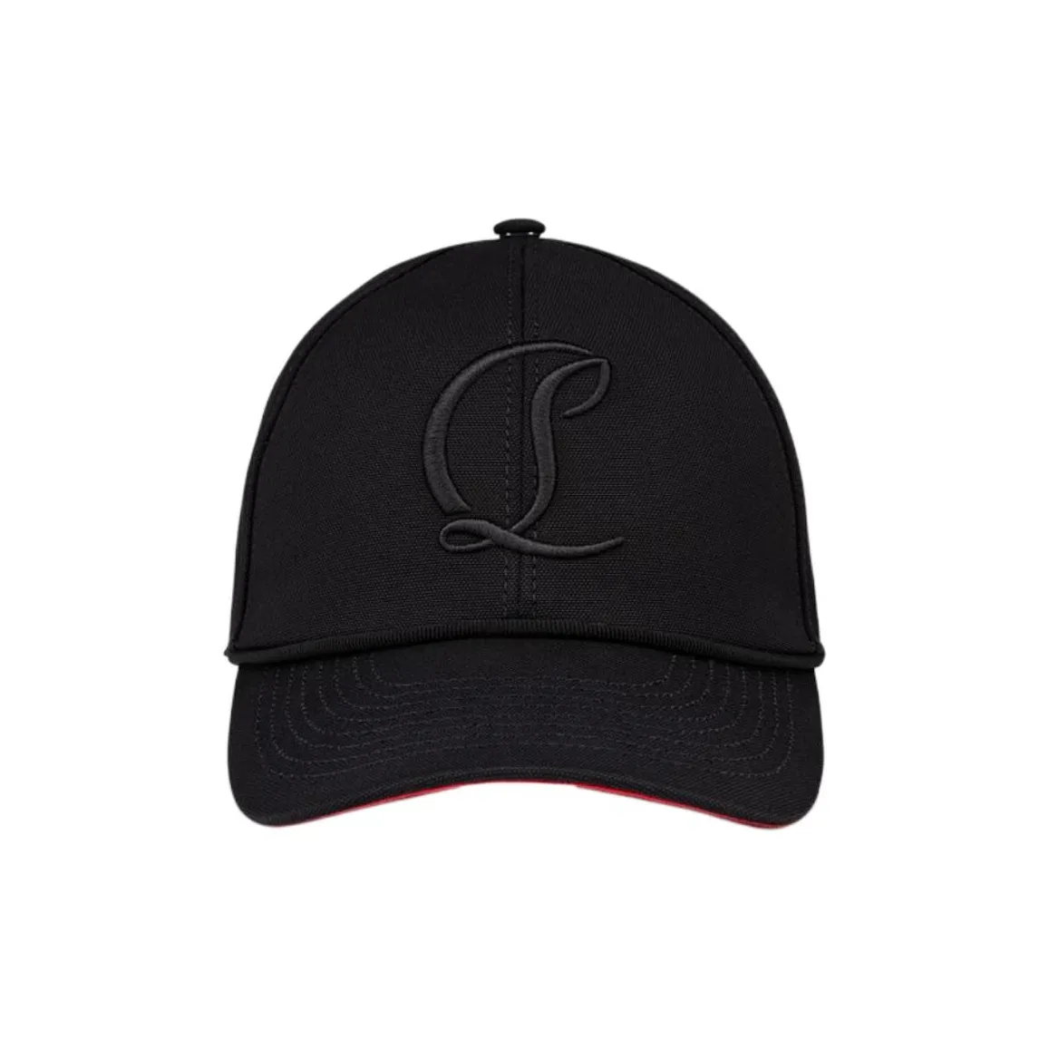 Christian Louboutin Logo Embroidered Baseball Cap