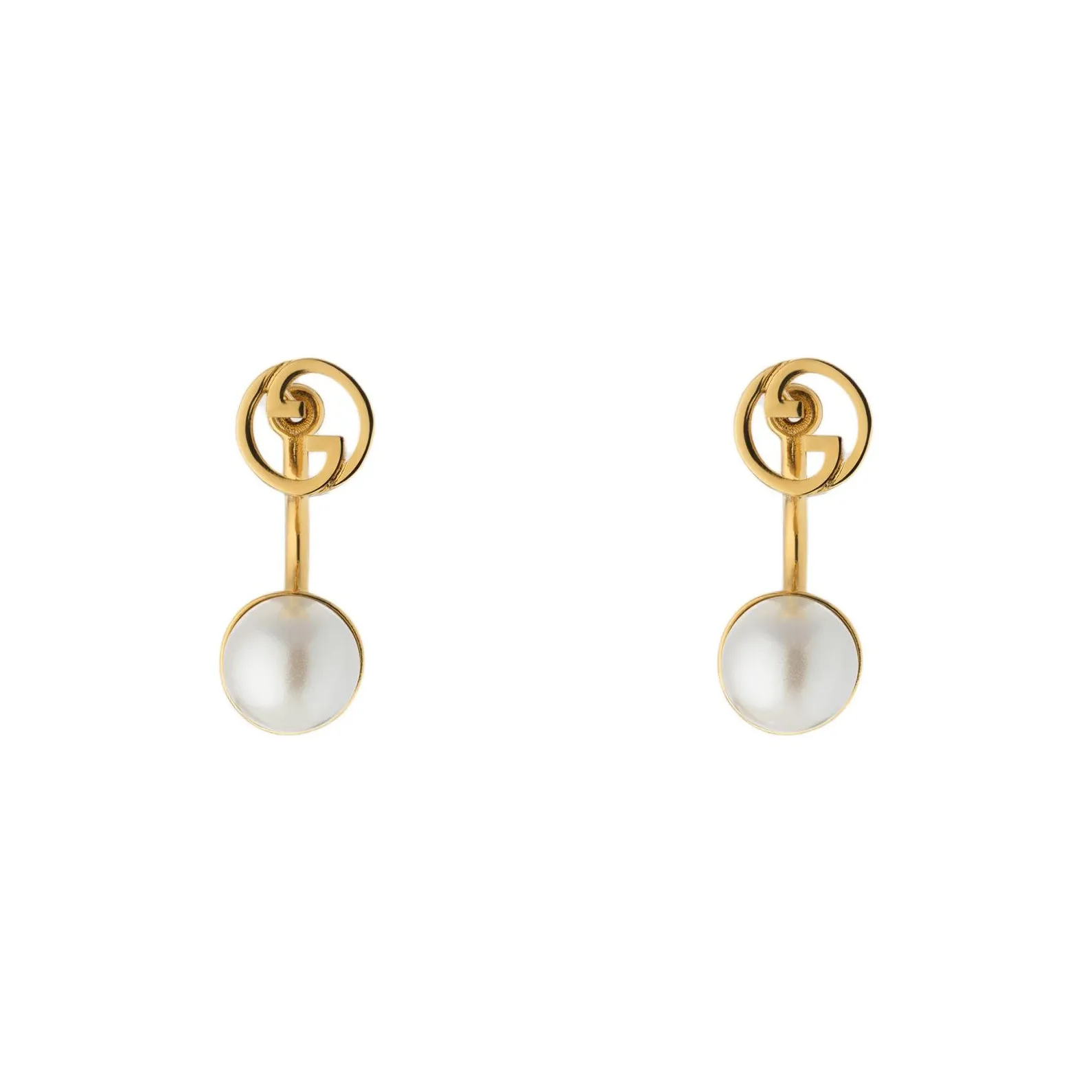 GUCCI Blondie Resin Pearl Earrings
