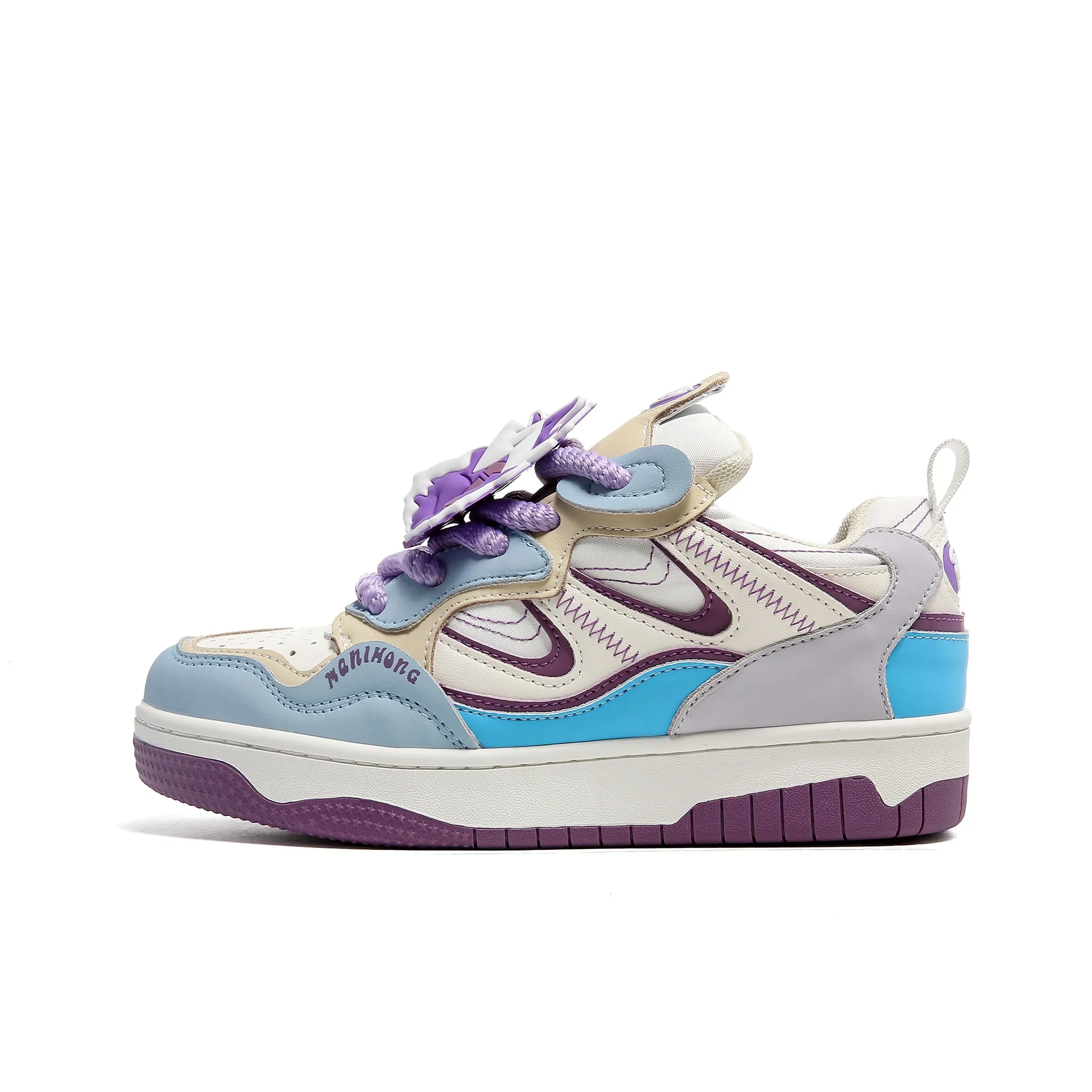 MR.PESIN Низкий топ пара скейтборд обувь унисекс фиолетовый