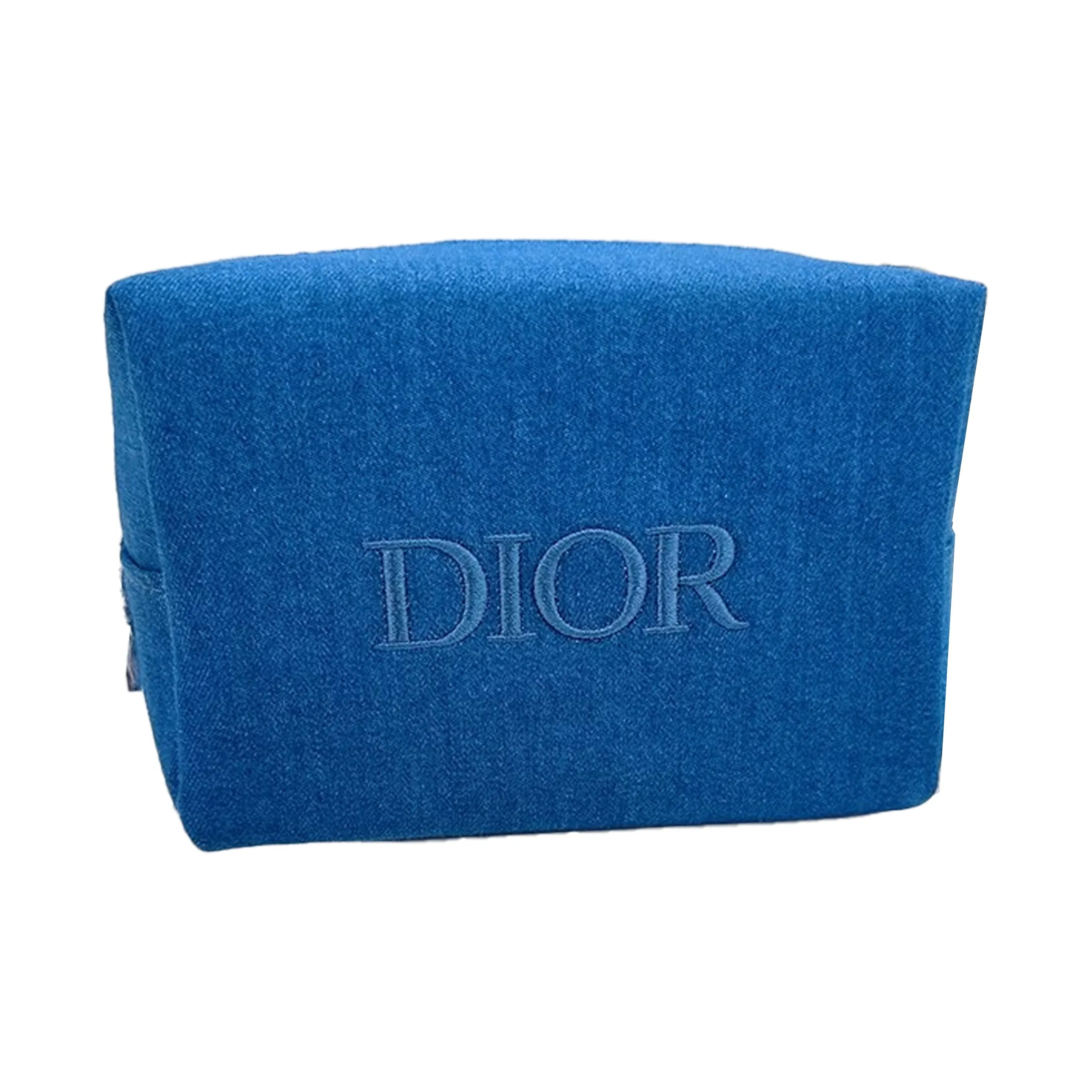 DIOR Джинсовая ткань Синяя косметичка с инструментами Портативная Подарок для девушки