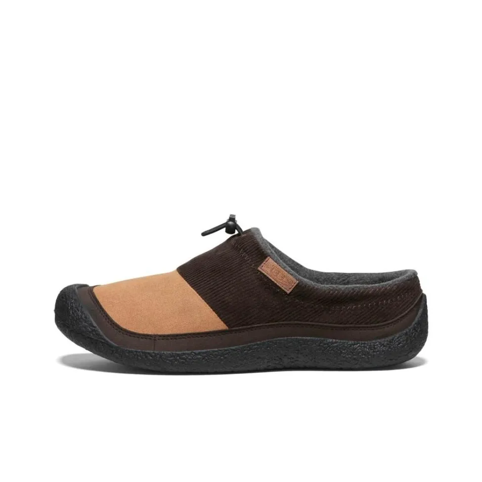 KEEN Hauser THREE Slide Slip-resistant Abrasion-resistant Low Top Streetwear Men's Brown