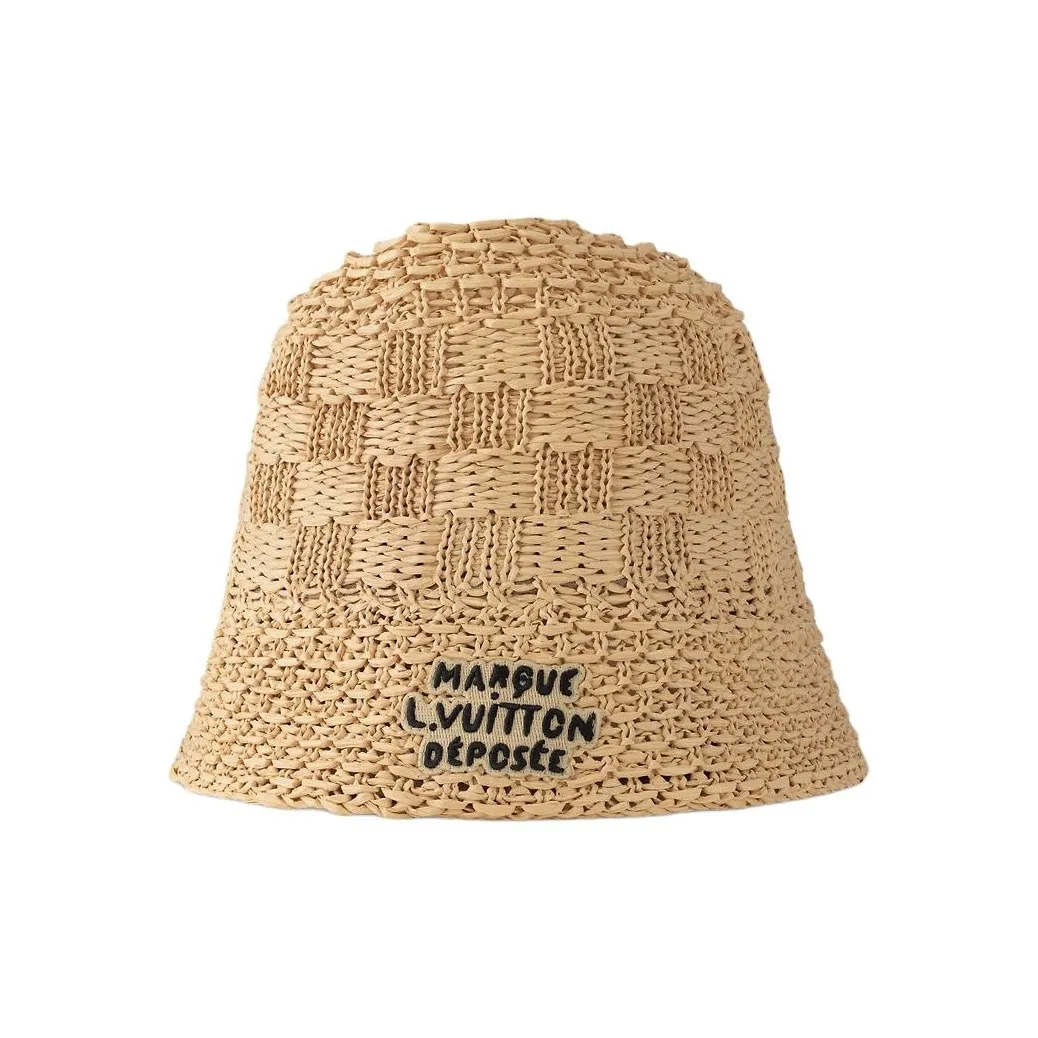 LOUIS VUITTON Damier Raffia Hat