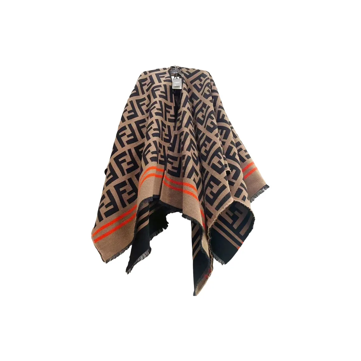 FENDI Wool Shawls Women's Brown