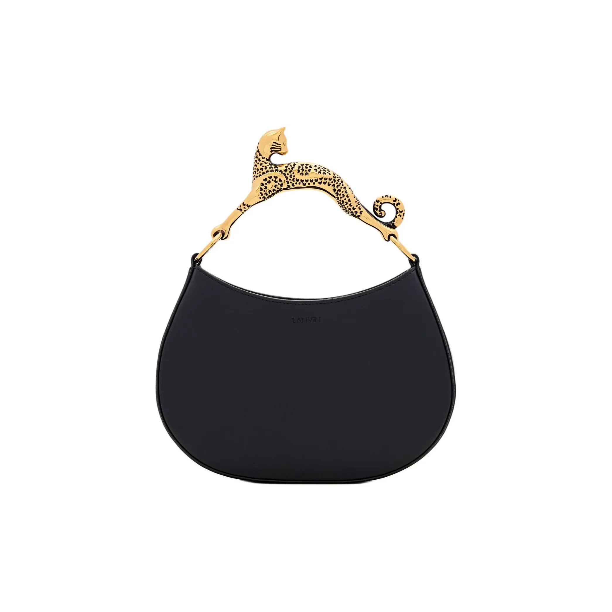 Lanvin Embellished Handle Zipped Tote Bag