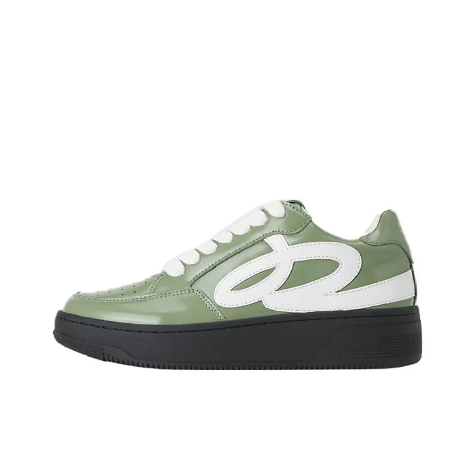 GOOD BAI Low Top Skateboard Shoes Unisex Army Green