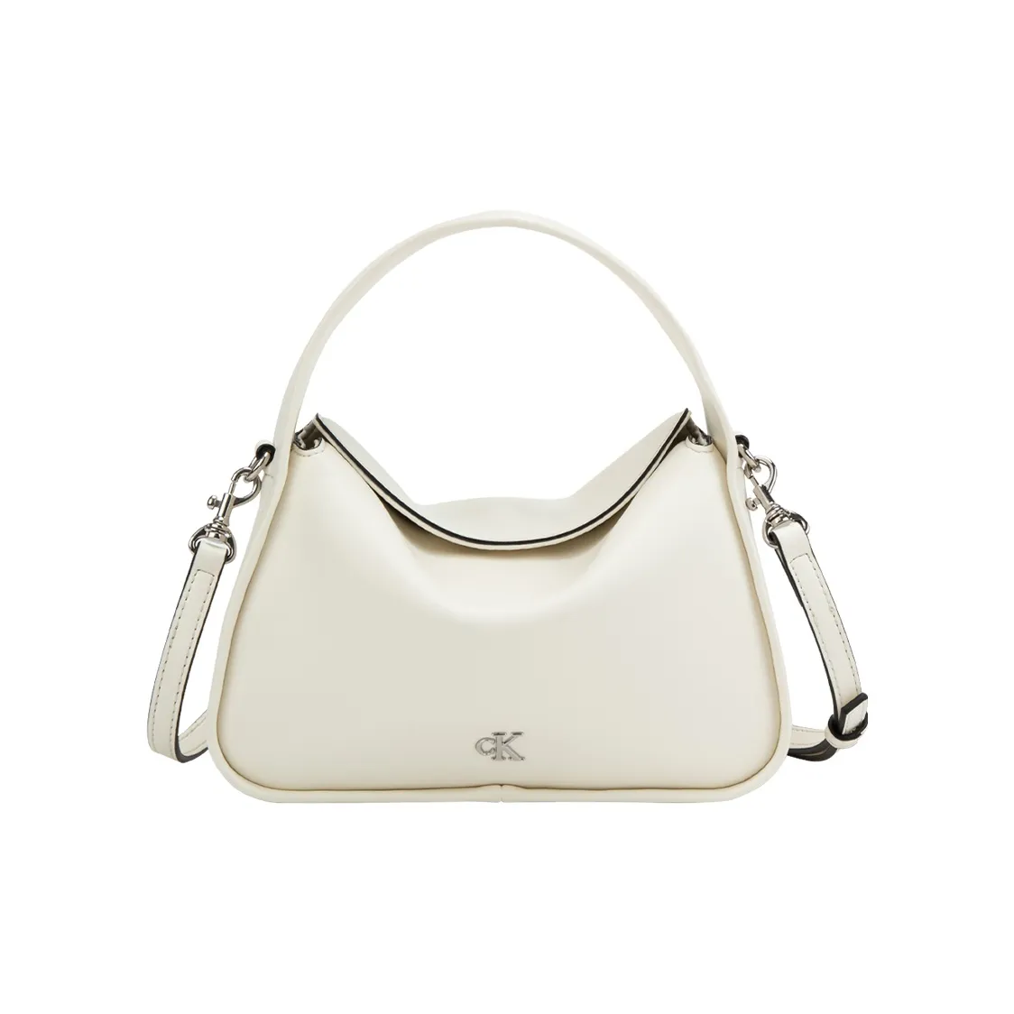 CALVIN KLEIN Synthetic Material Crossbody Bag Regular Women's Ivory White