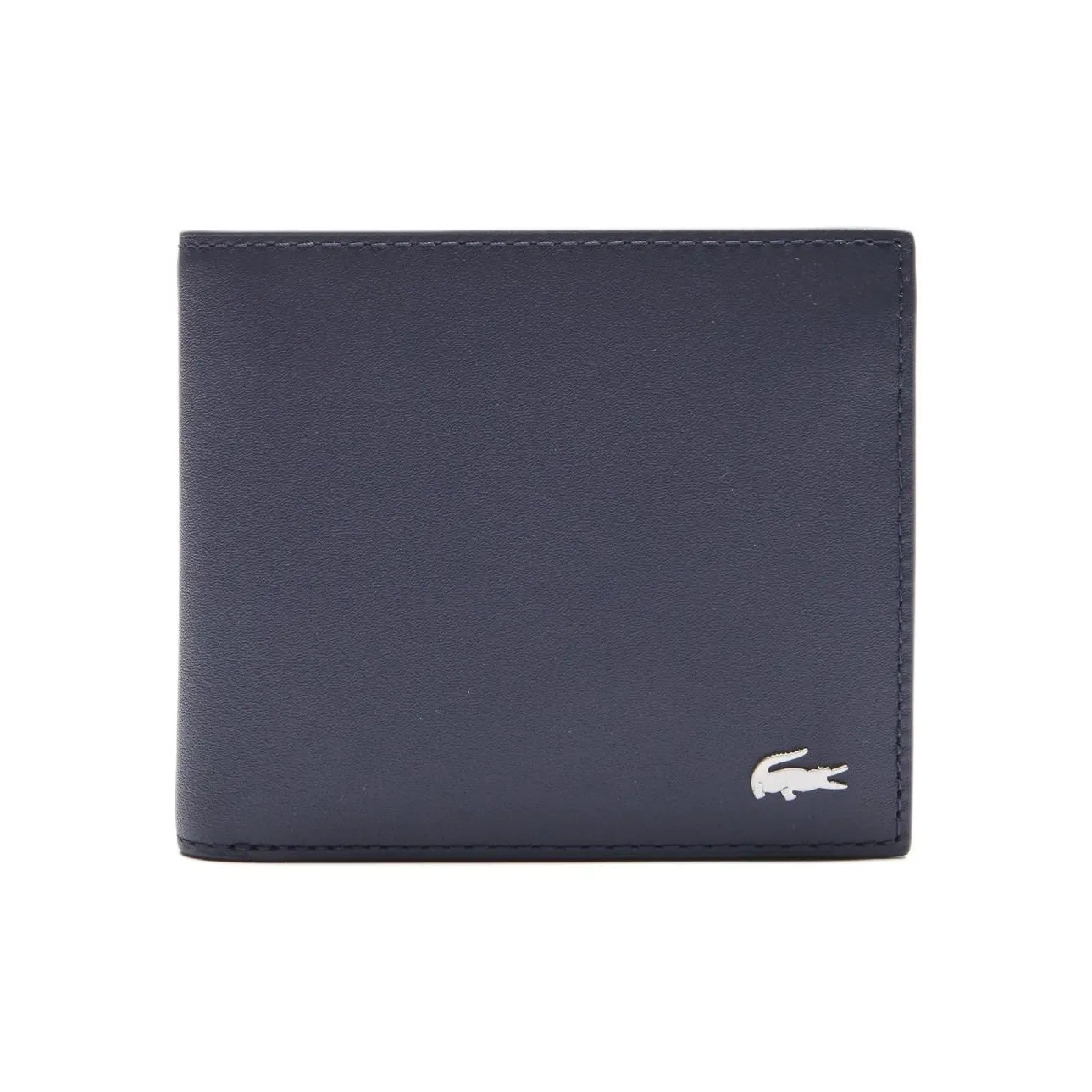 LACOSTE Calfskin Wallet Regular Men's Blue