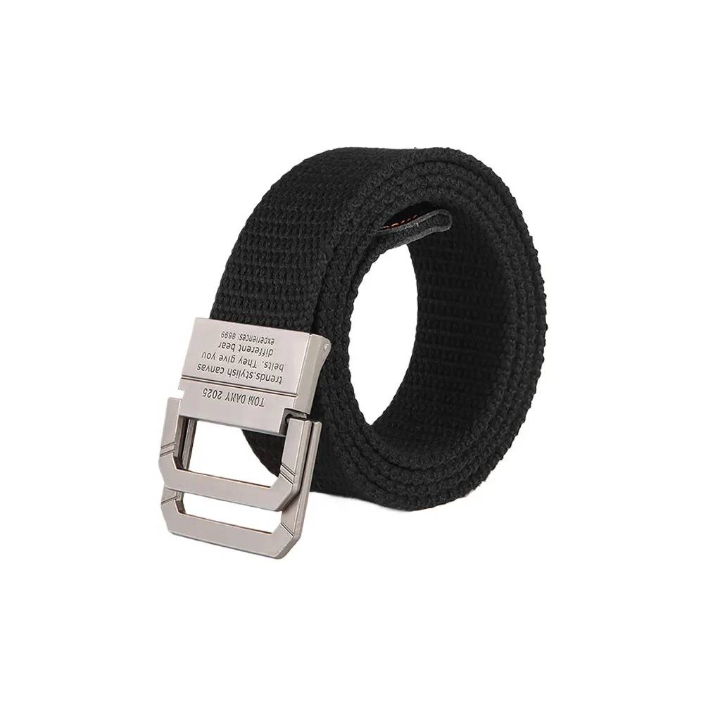 CARTELO Nylon Leather Belts Unisex Width 3.8CM