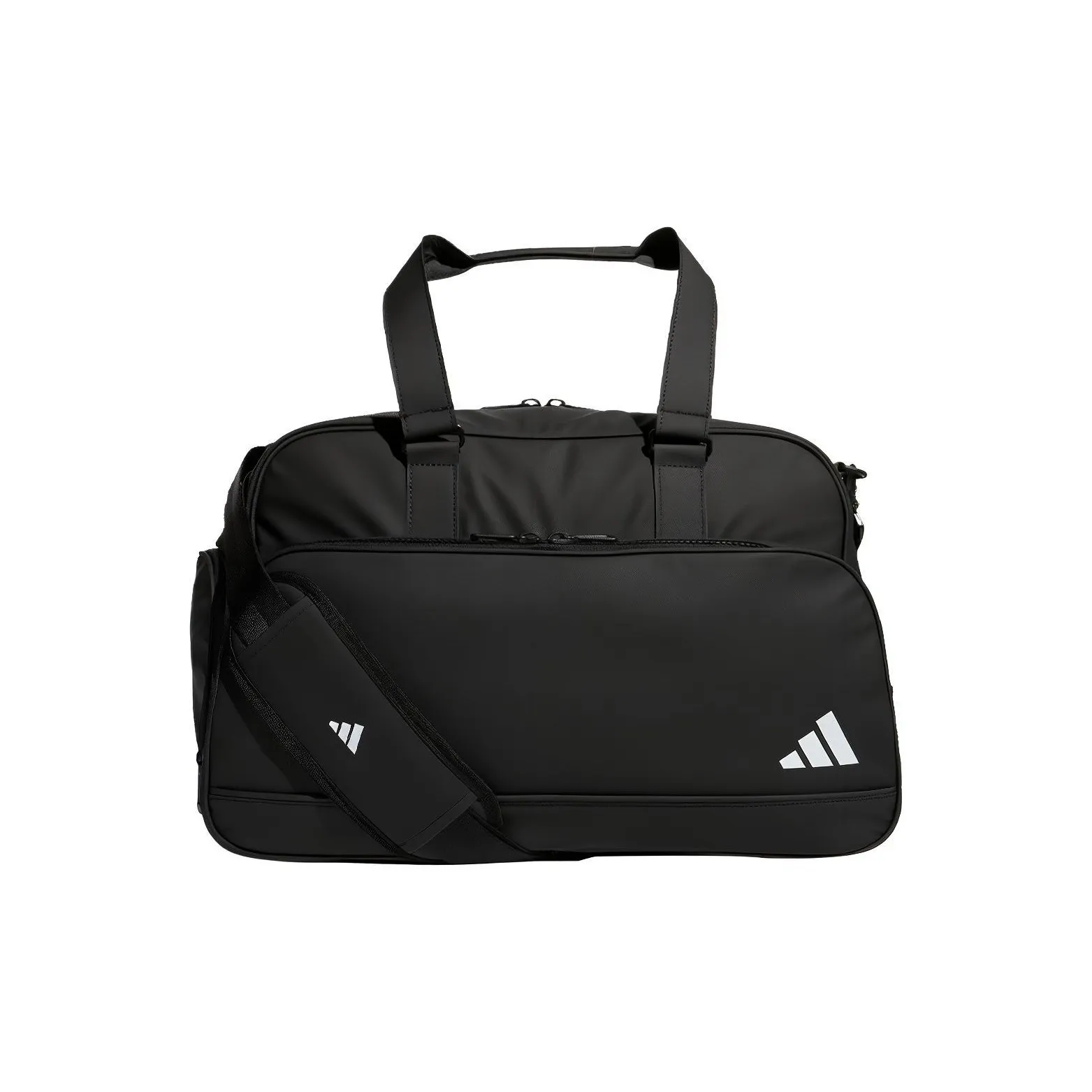 Adidas Polyurethane Boston Bag Golf Bag Gym Bag Medium Size Men's Black