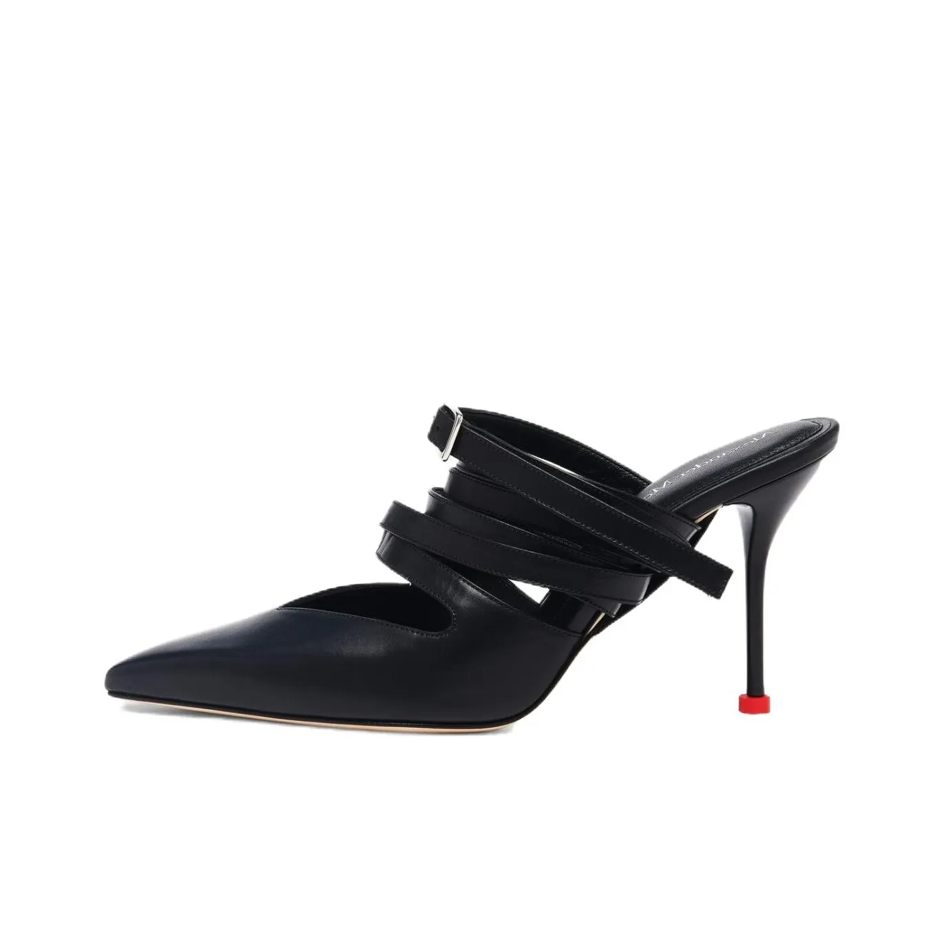 Alexander McQueen Strappy Pointed Toe Mules Women's