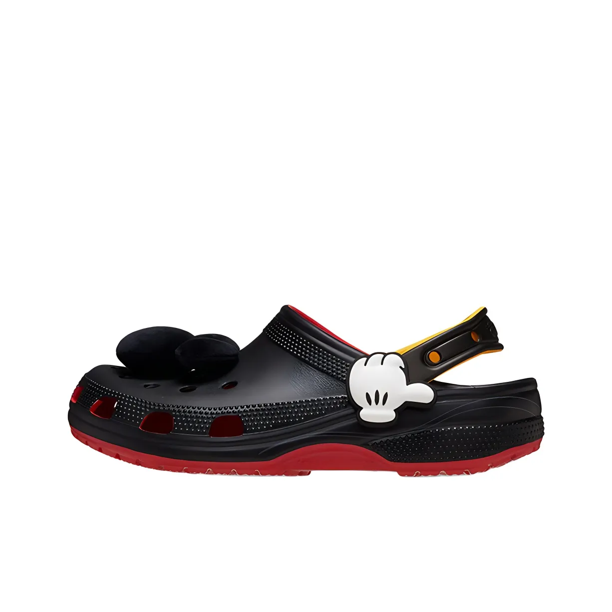 Crocs X Mickey Mouse Classic Clogs 
Black Red
 Women
s