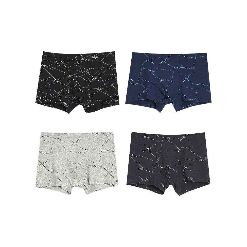 Red Bean Underpants Men's 4 Pack