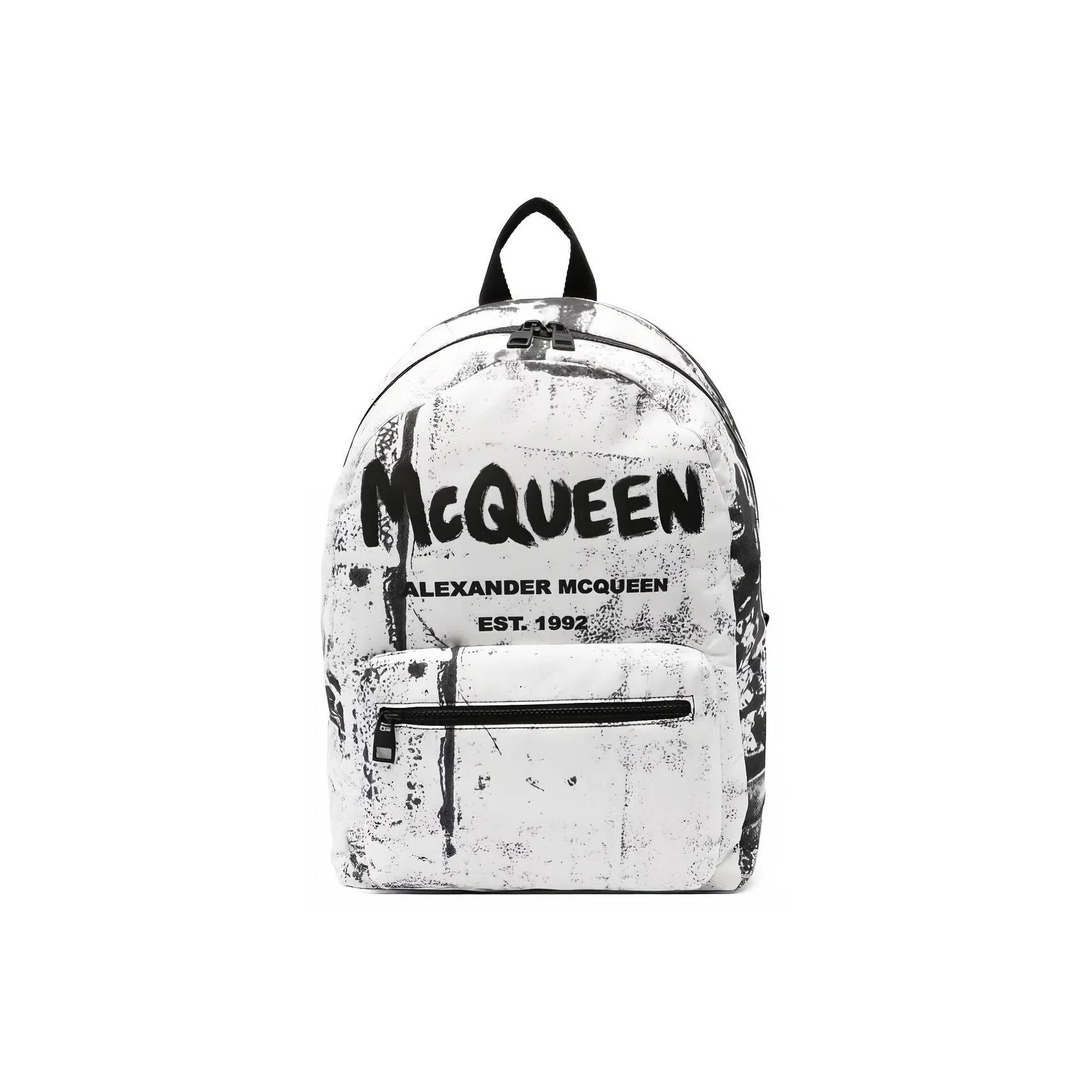 Alexander McQueen Metropolitan Backpack Black/White
