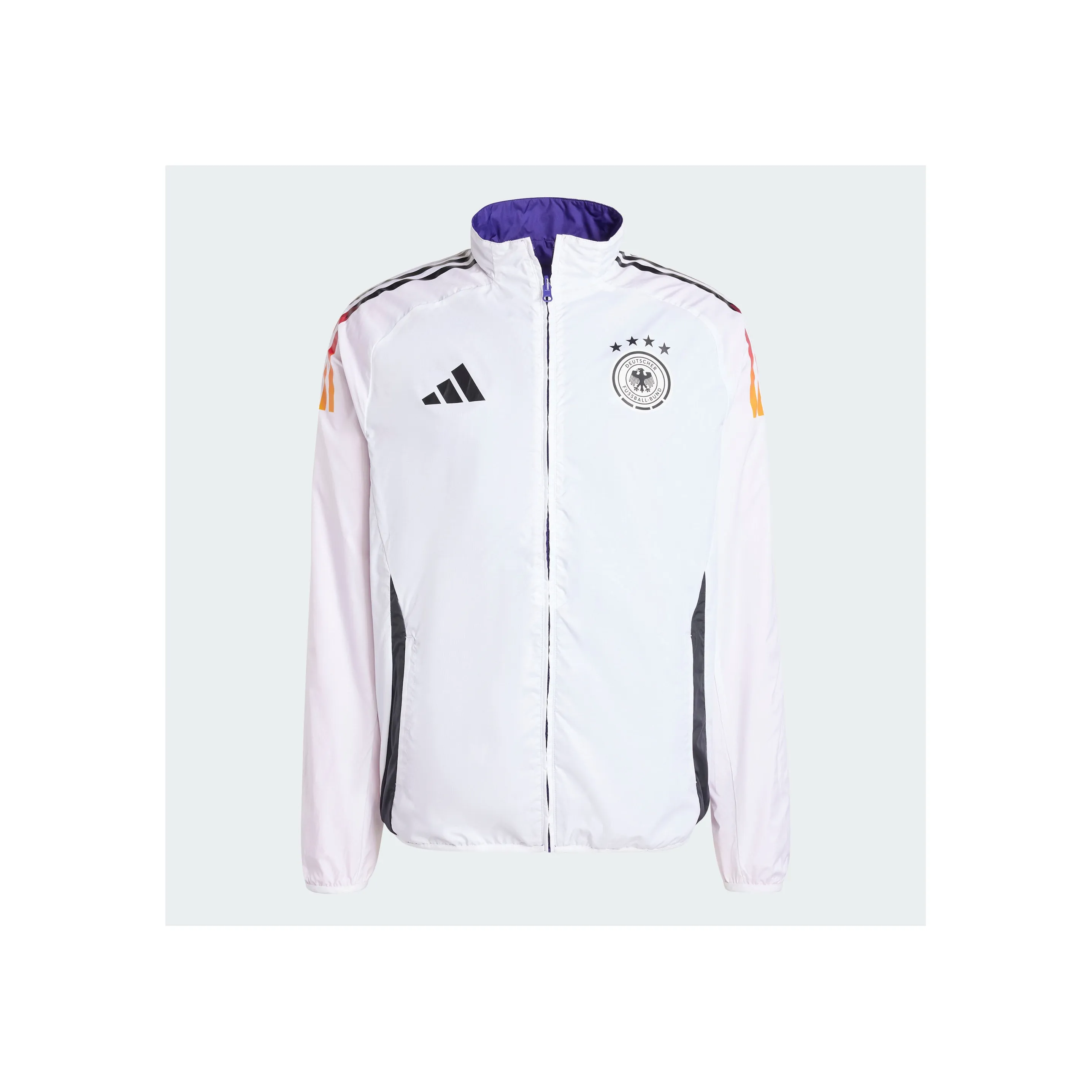 Adidas European Cup German Team DFB ANTHEM Jacket Men's Collegiate Purple/Bright Fuchsia/White