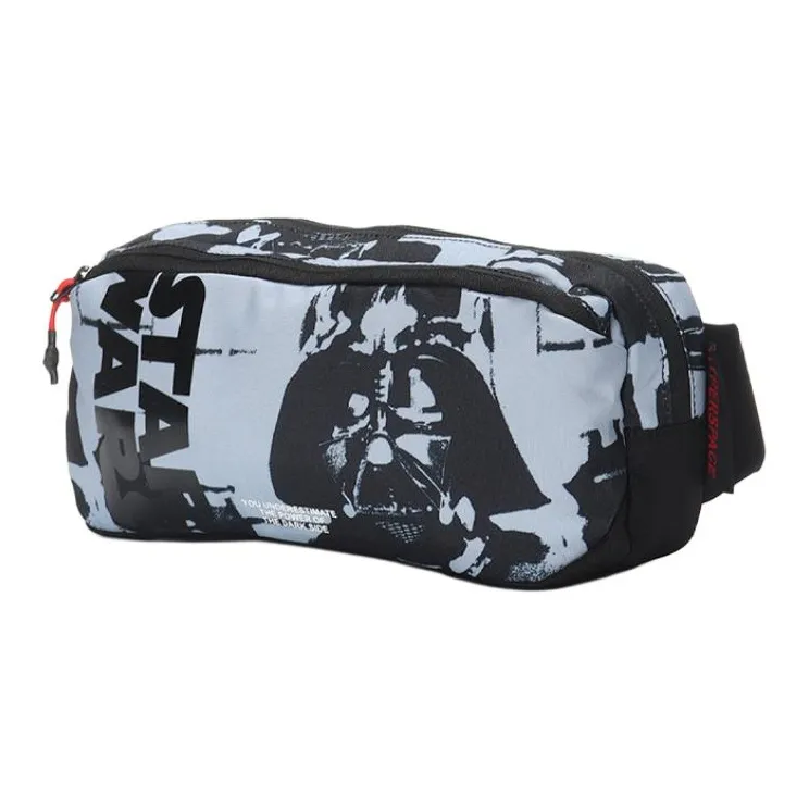 LiNing × STAR WAR Star Wars Collaboration Collection Polyester Fanny Pack Regular Unisex Black Gray