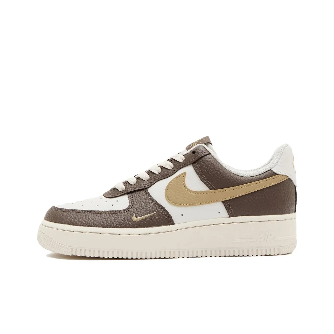 Nike Air FORCE 1 Low Next Nature противоскользящие устойчивые к истиранию дышащие кроссовки для скейтбординга унисекс коричневого цвета