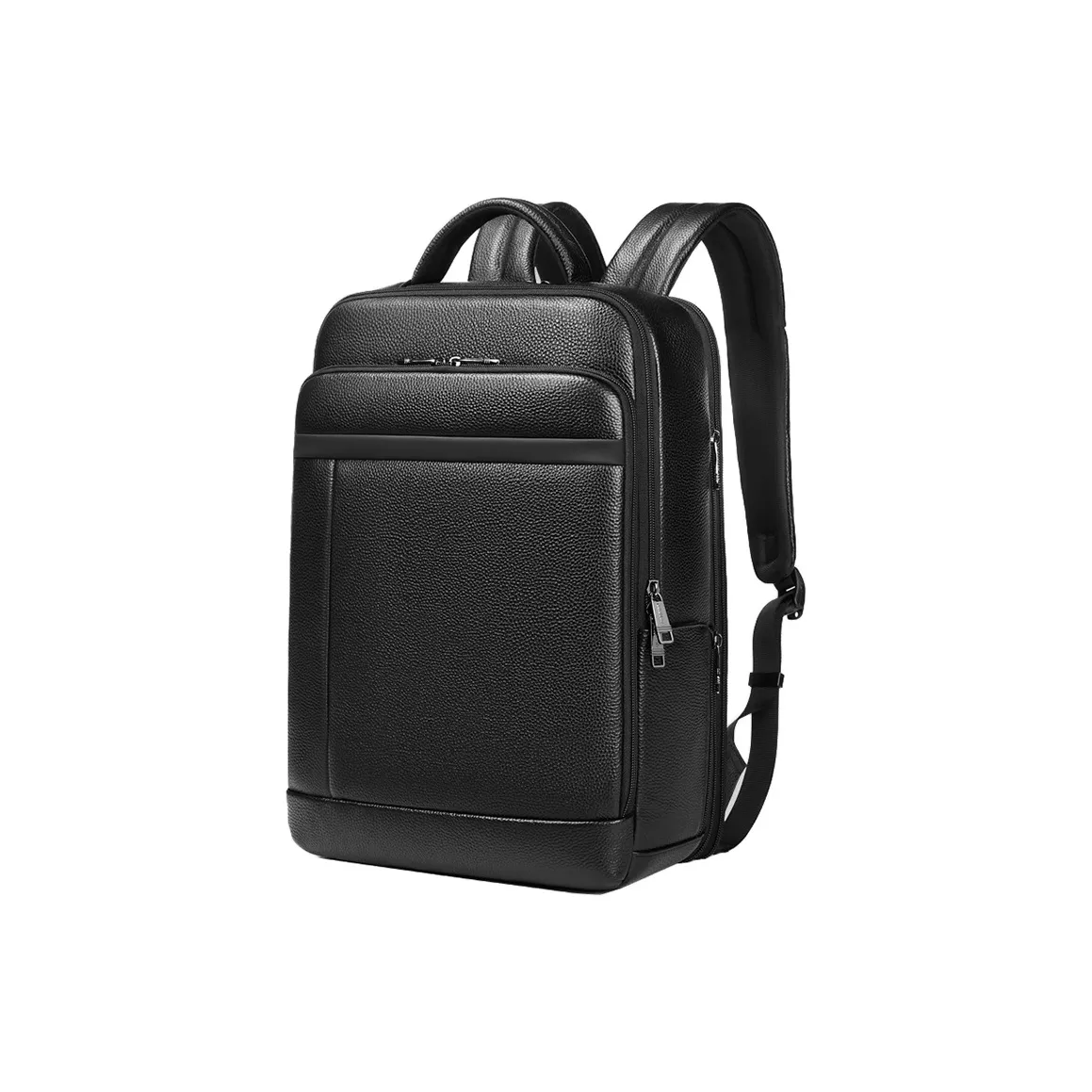 DOSRFINI Лицевая коровья кожа Натуральная кожа Рюкзак Средний Мужской Черный