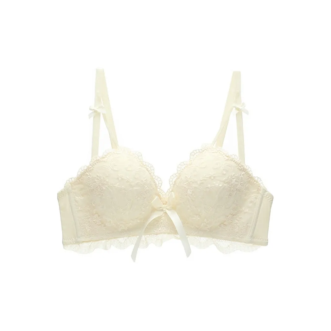 Flowers In Water Bra Women's Champagne