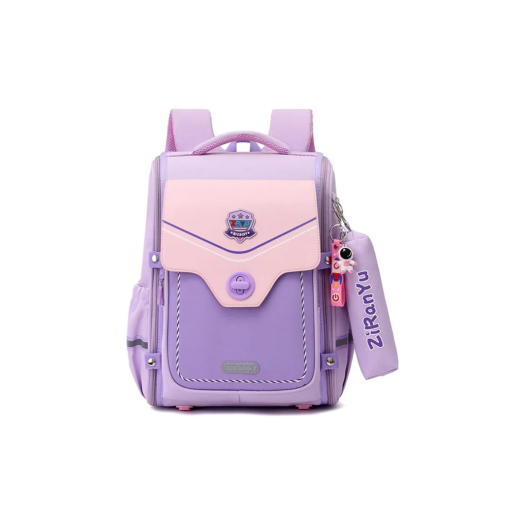 Natural Fish Нейлон Студенческая Сумка Стандартная Детская Фиолетовая Розовая Черная Серая Темно-синяя Небесно-синяя Озерно-синяя