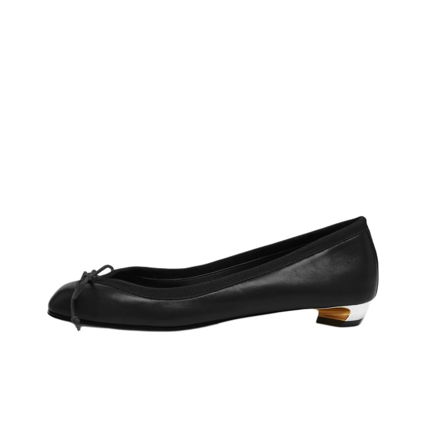 Alexander McQueen Armadillo Bow Detailed Ballet Flats Women's