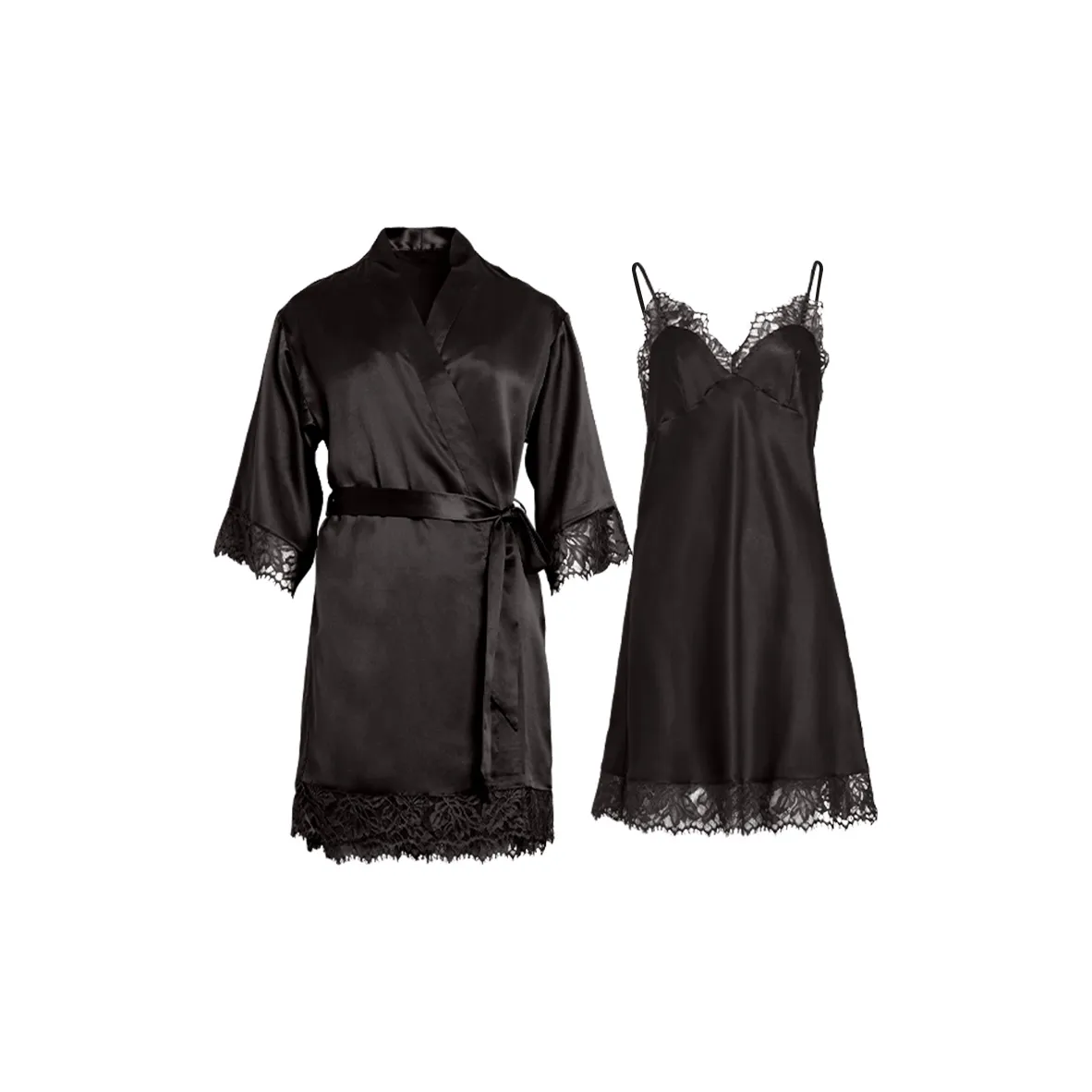 Silk Boundary Pajama Set Women's